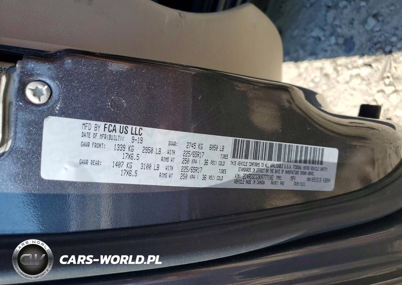 2019 Dodge Grand Caravan Sxt VIN:2C4RDGCG3KR777102 - 13