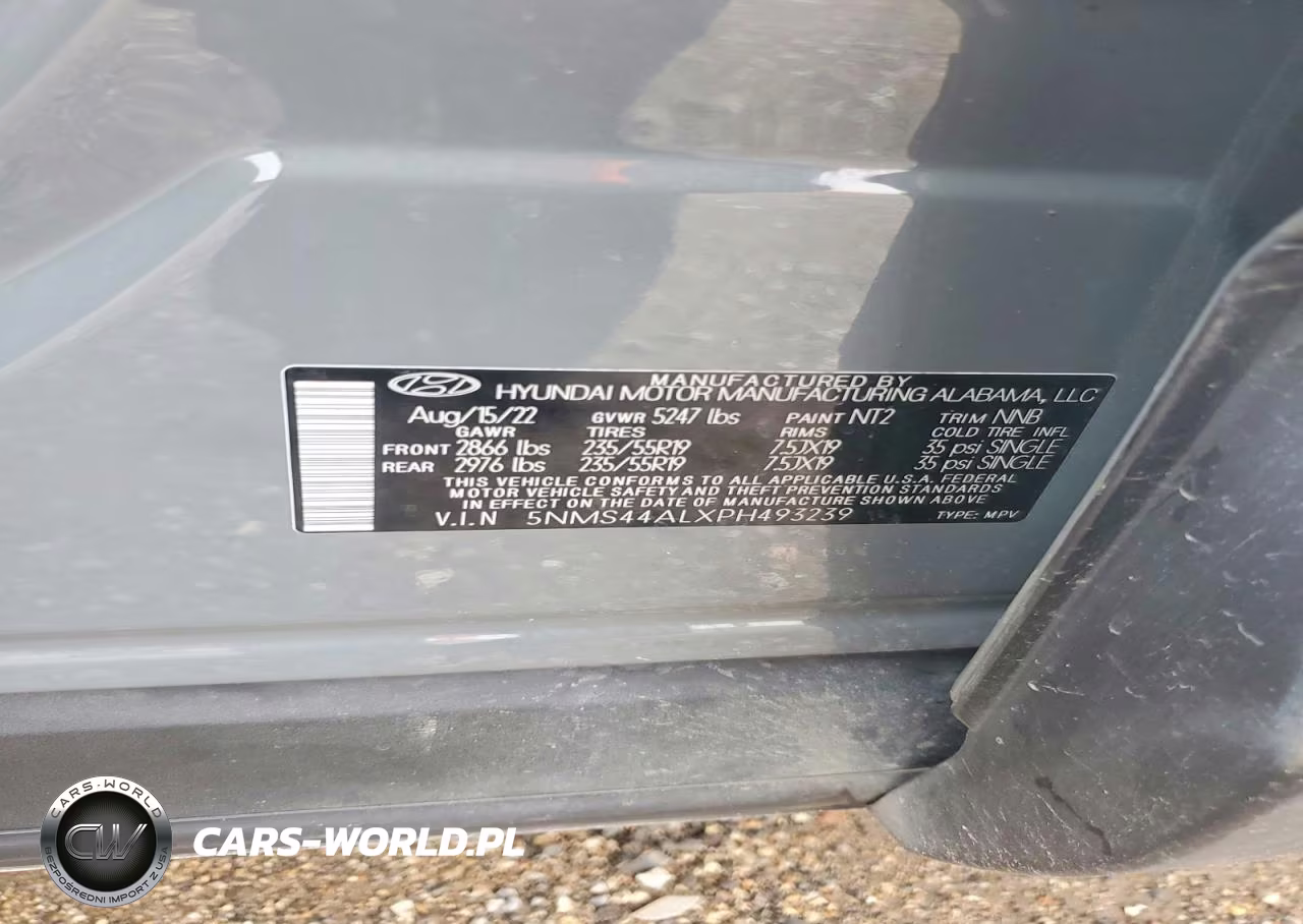 2023 Hyundai Santa Fe Limited VIN:5NMS44ALXPH493239 - 12