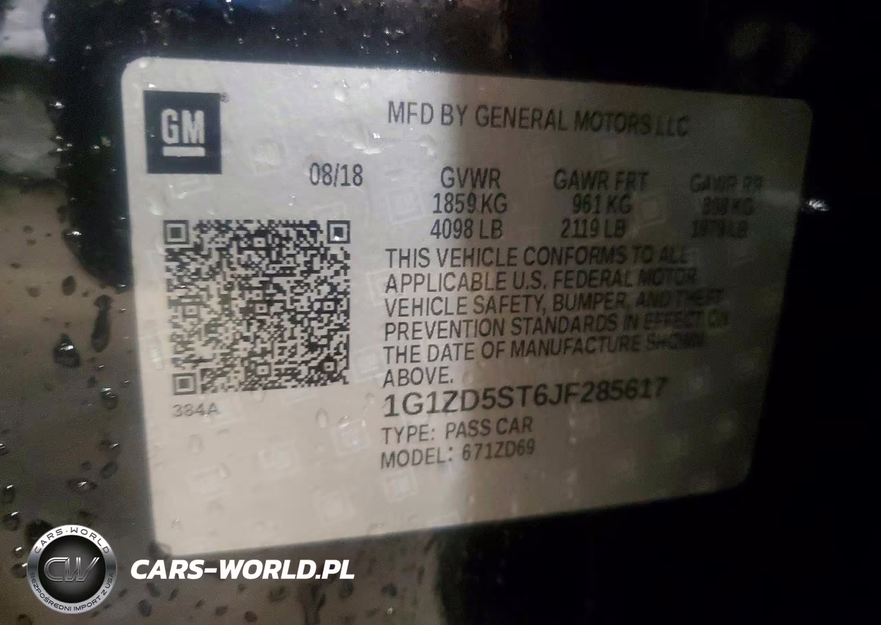 2018 Chevrolet Malibu Lt VIN:1G1ZD5ST6JF285617 - 12