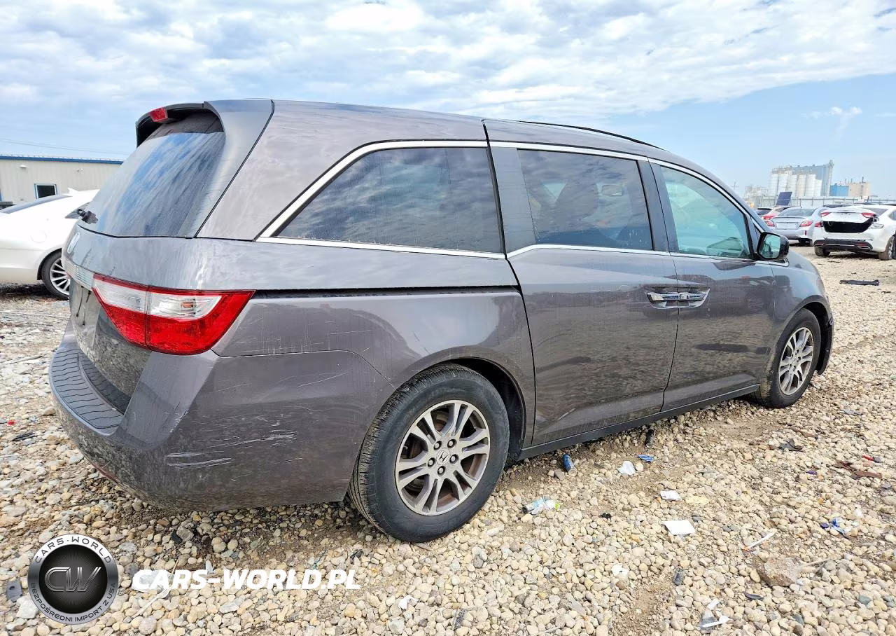 2011 Honda Odyssey Exl VIN:5FNRL5H67BB032162 - 3