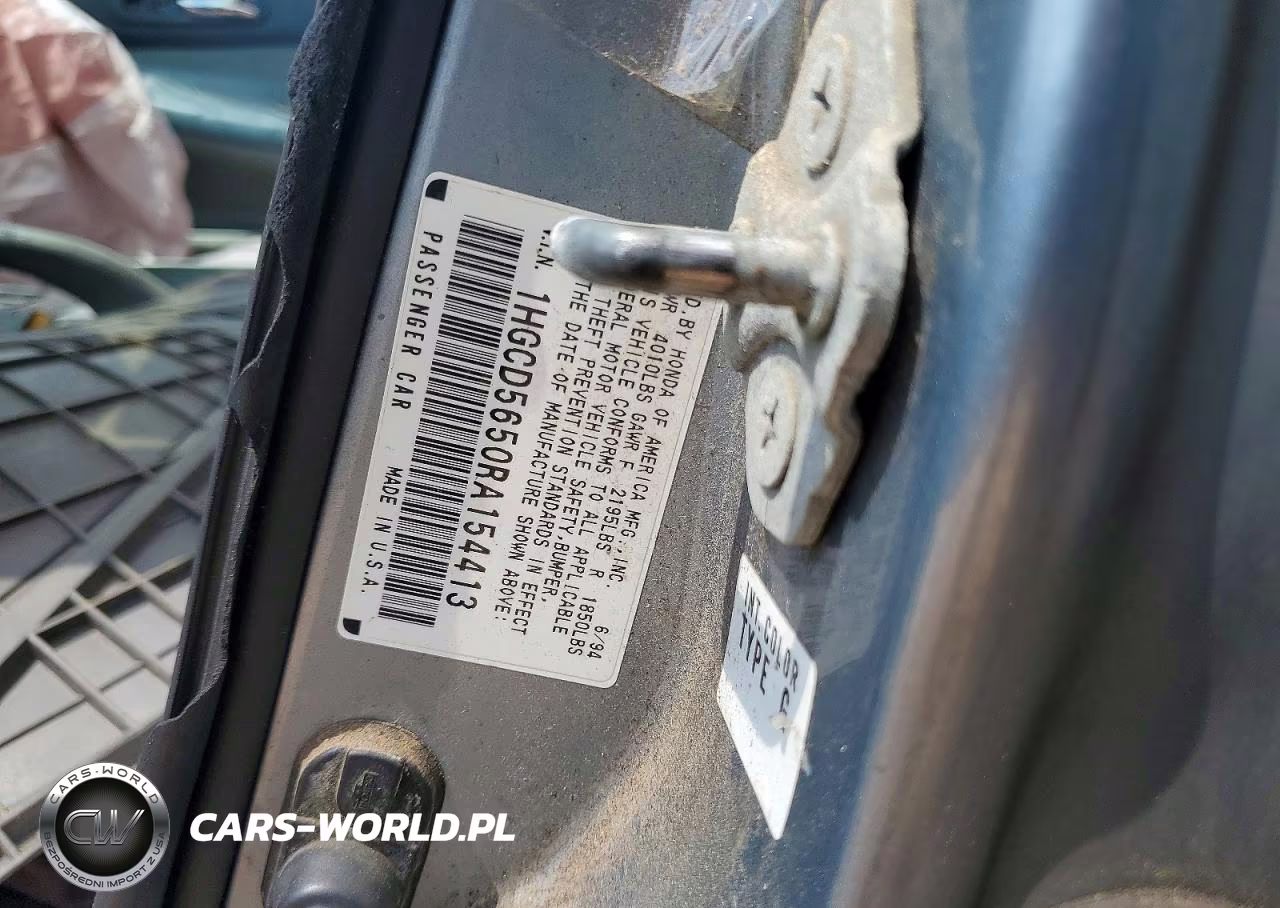 1994 Honda Accord Ex VIN:1HGCD5650RA154413 - 12