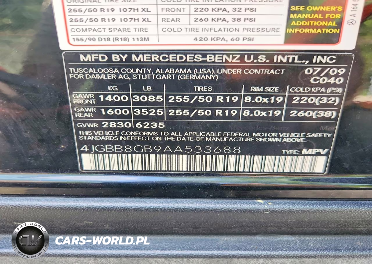 2010 Mercedes-Benz Ml 350 4Matic VIN:4JGBB8GB9AA533688 - 13