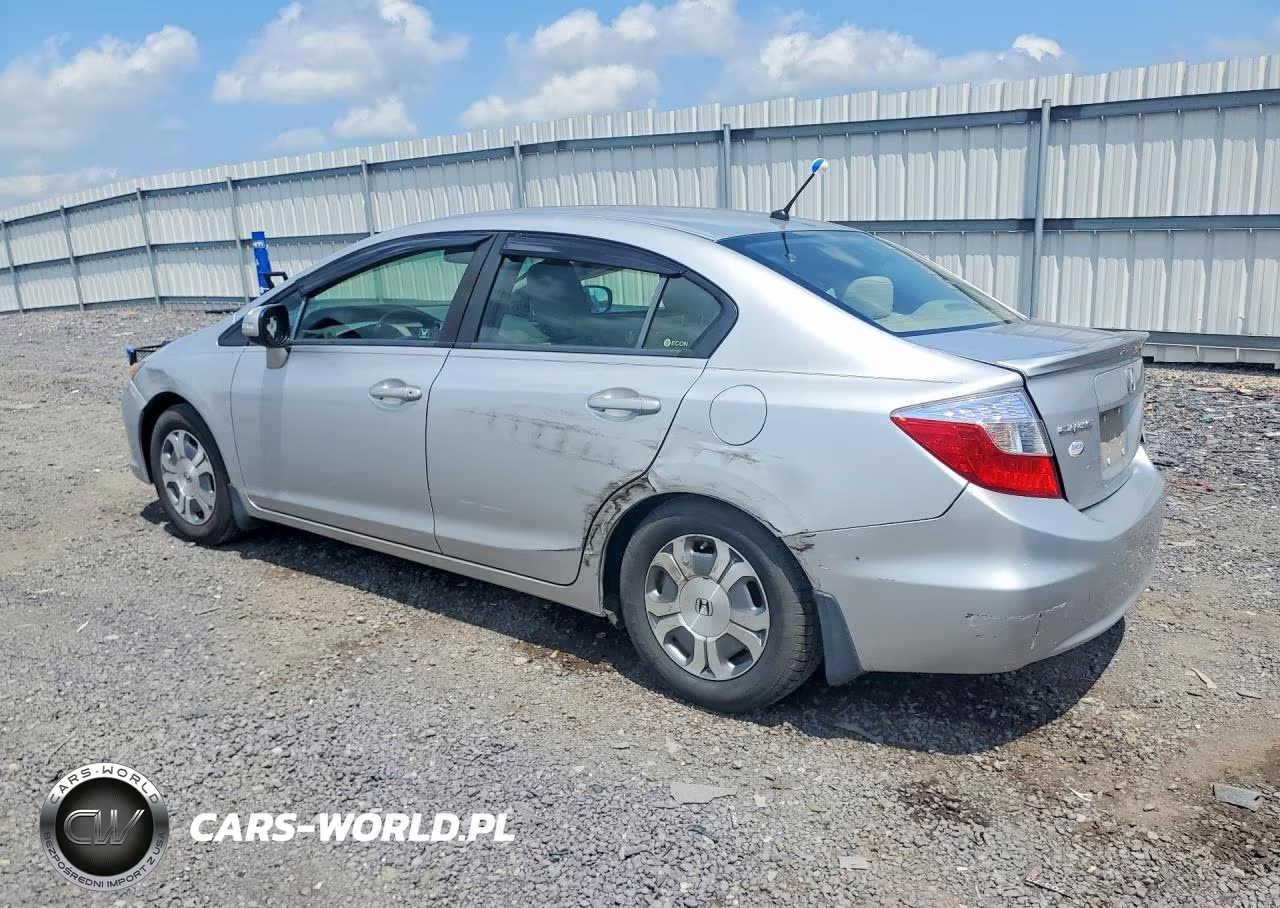 2012 Honda Civic Hybrid VIN:JHMFB4F22CS011447 - 2