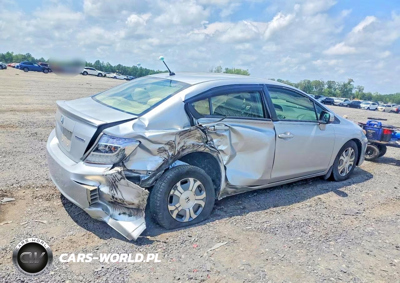 2012 Honda Civic Hybrid VIN:JHMFB4F22CS011447 - 3