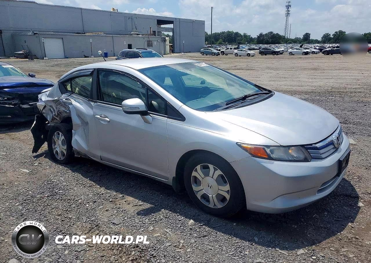 2012 Honda Civic Hybrid VIN:JHMFB4F22CS011447 - 4