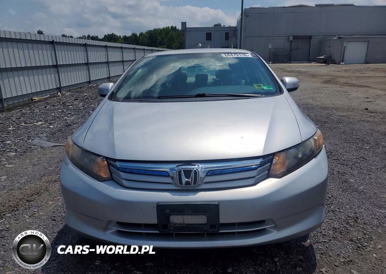 2012 Honda Civic Hybrid VIN:JHMFB4F22CS011447 - 5
