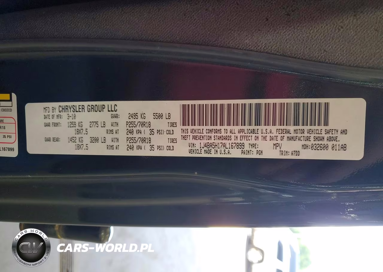 2010 Jeep Wrangler Unlimited Sahara VIN:1J4BA5H17AL167899 - 13