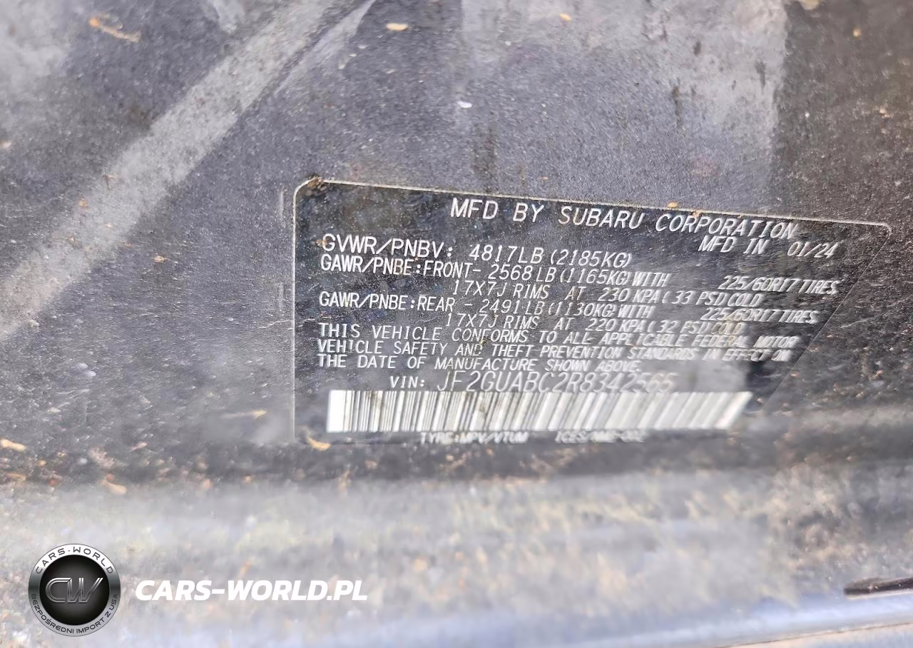 2024 Subaru Crosstrek VIN:JF2GUABC2R8342565 - 14
