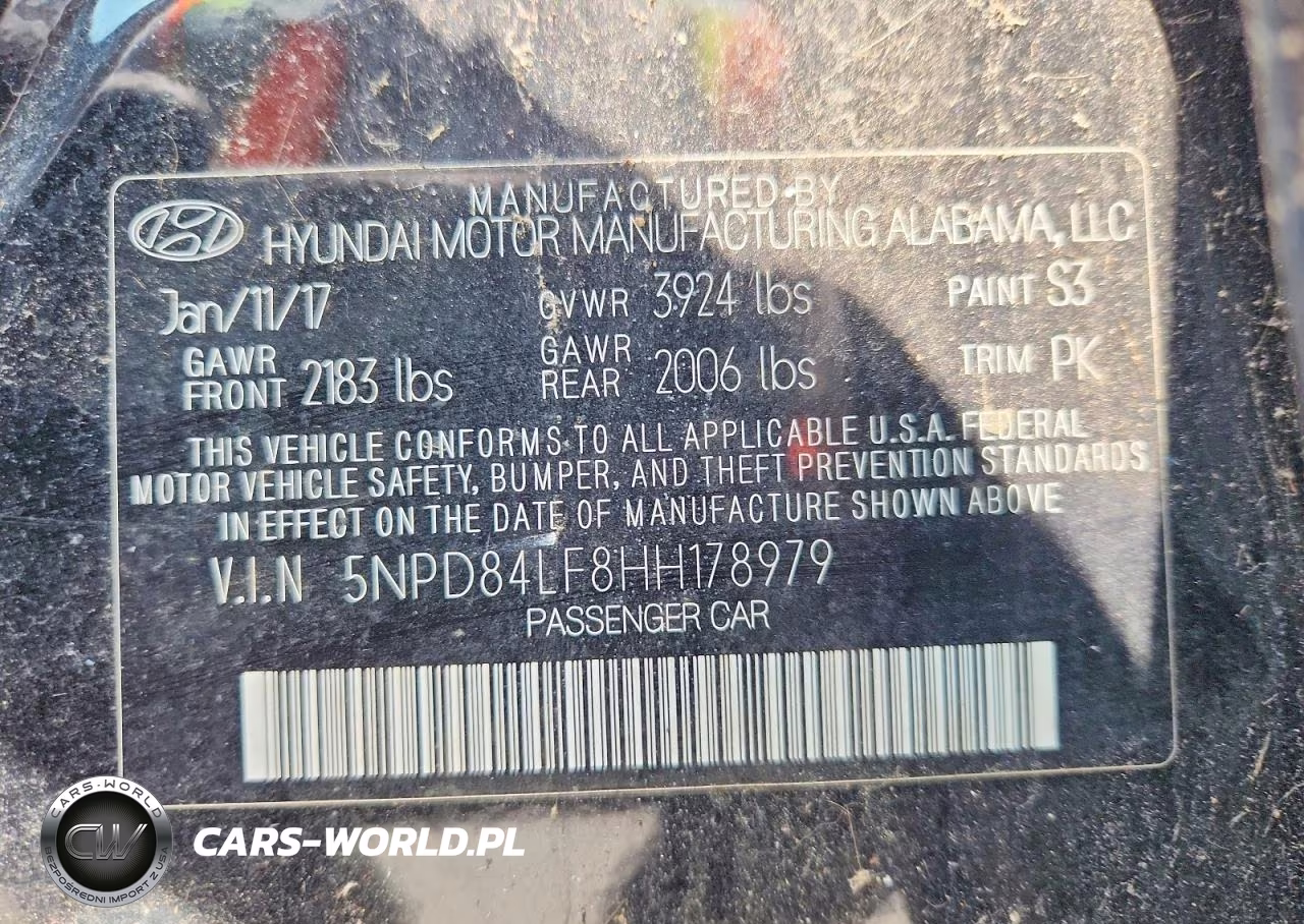 2017 Hyundai Elantra Se VIN:5NPD84LF8HH178979 - 12