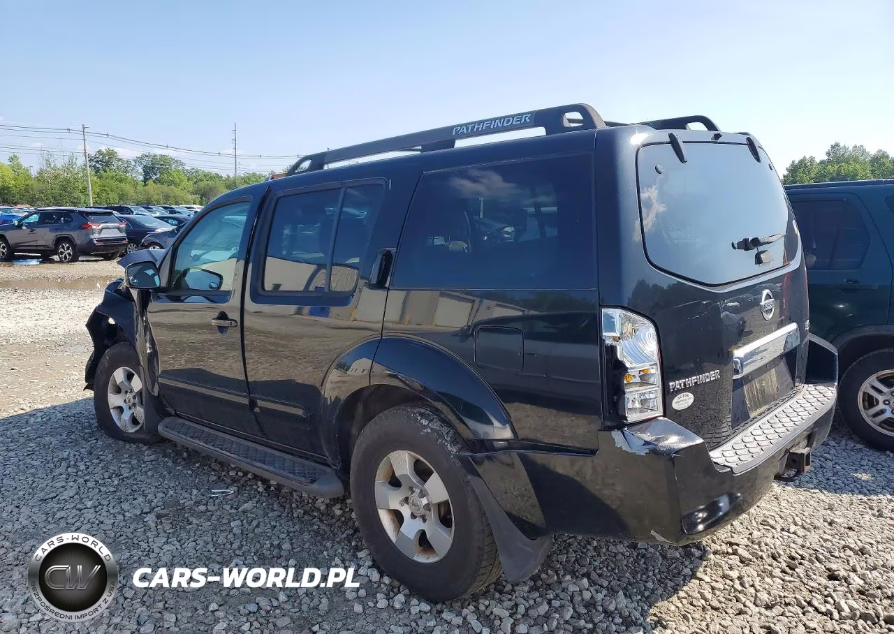 2007 Nissan Pathfinder S VIN:5N1AR18W07C629903 - 2