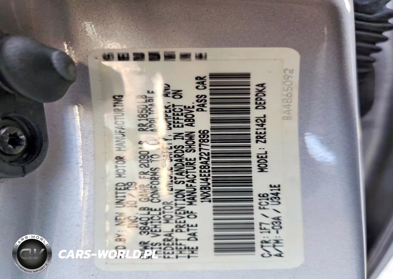 2010 Toyota Corolla Le VIN:1NXBU4EE8AZ277896 - 12