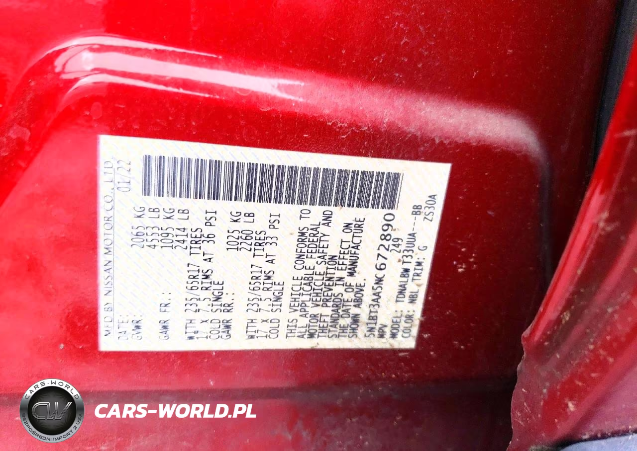2022 Nissan Rogue S VIN:5N1BT3AA5NC672890 - 14