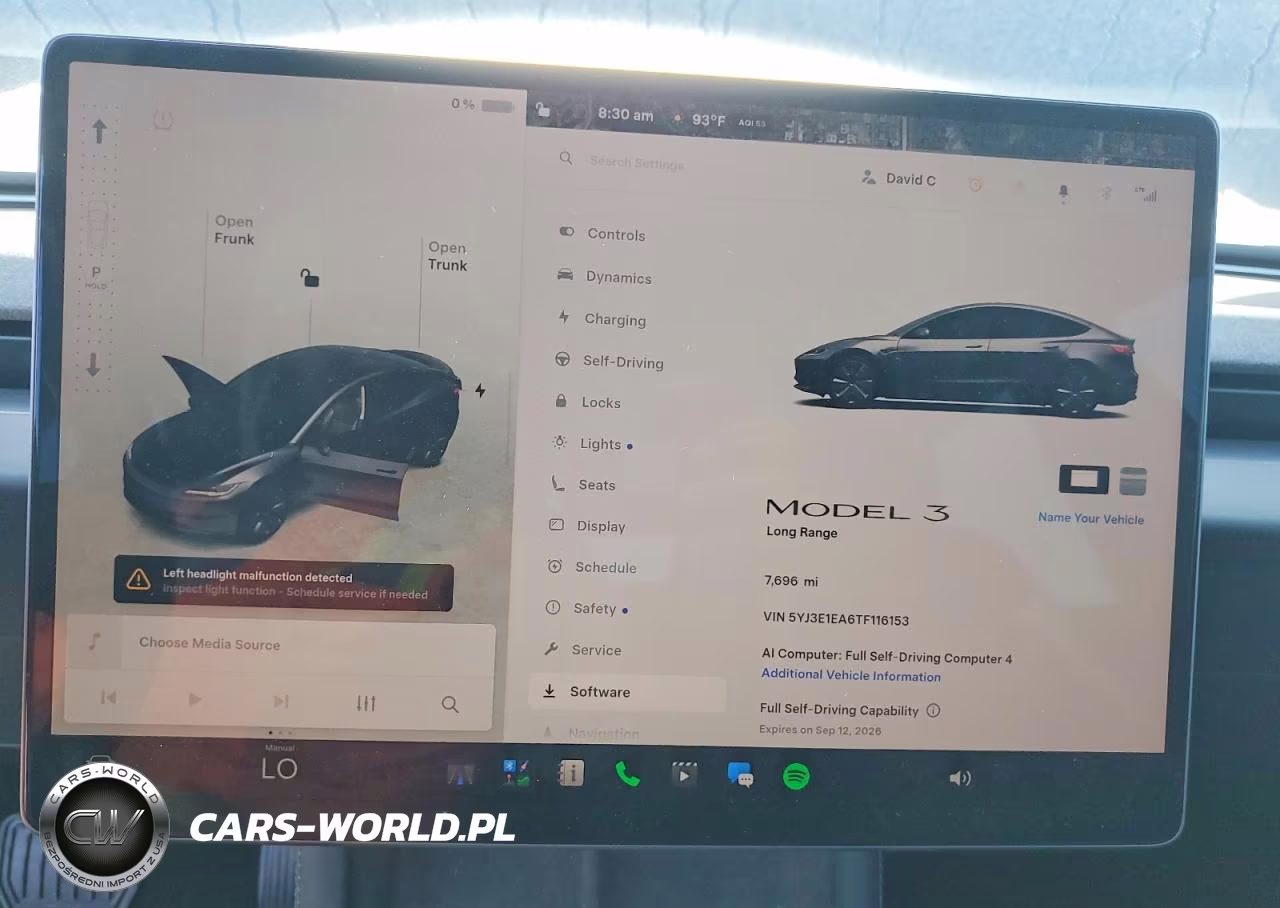 2026 Tesla Model 3 VIN:5YJ3E1EA6TF116153 - 9