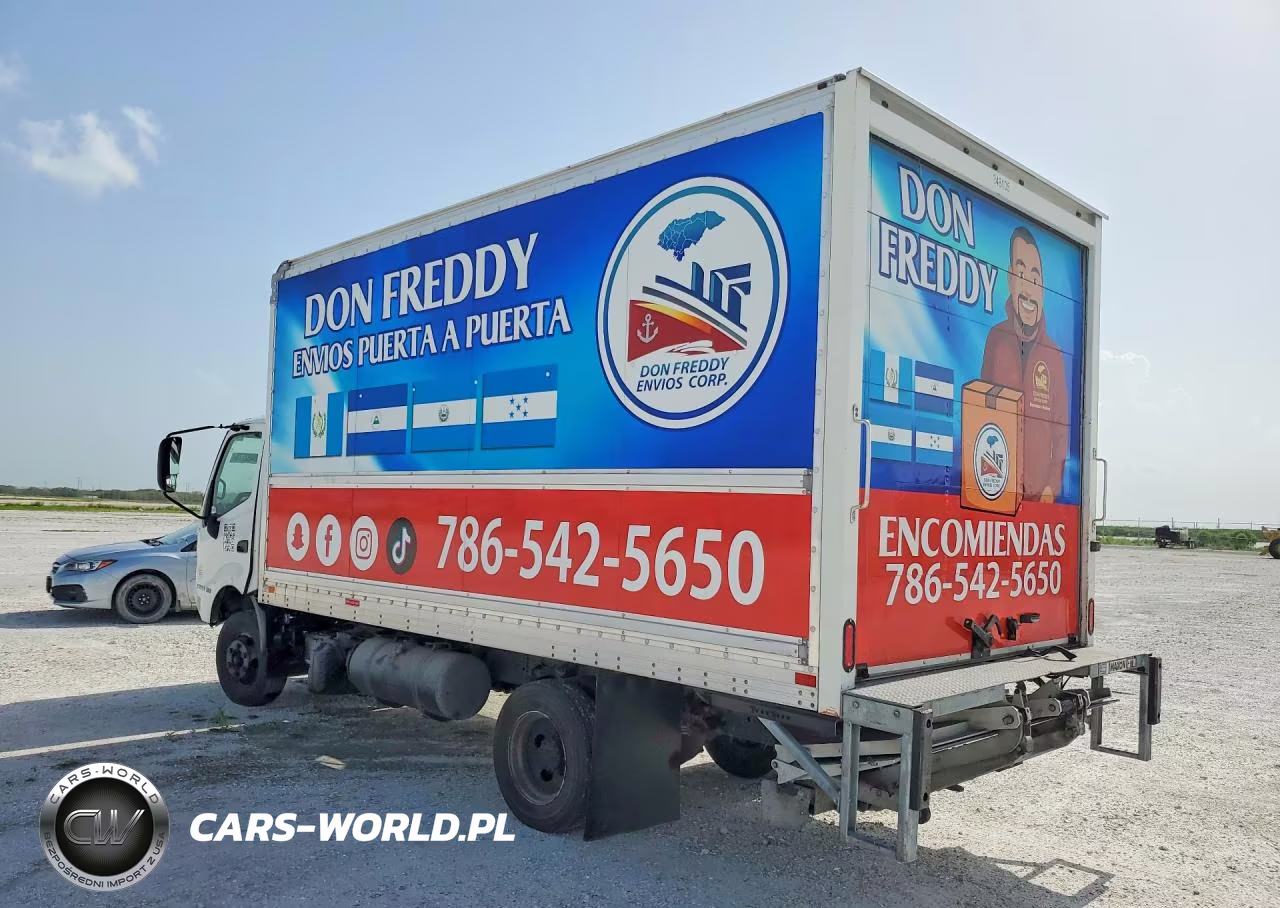 2020 Hino 155 Box Truck VIN:JHHYDM1H0LK008303 - 2