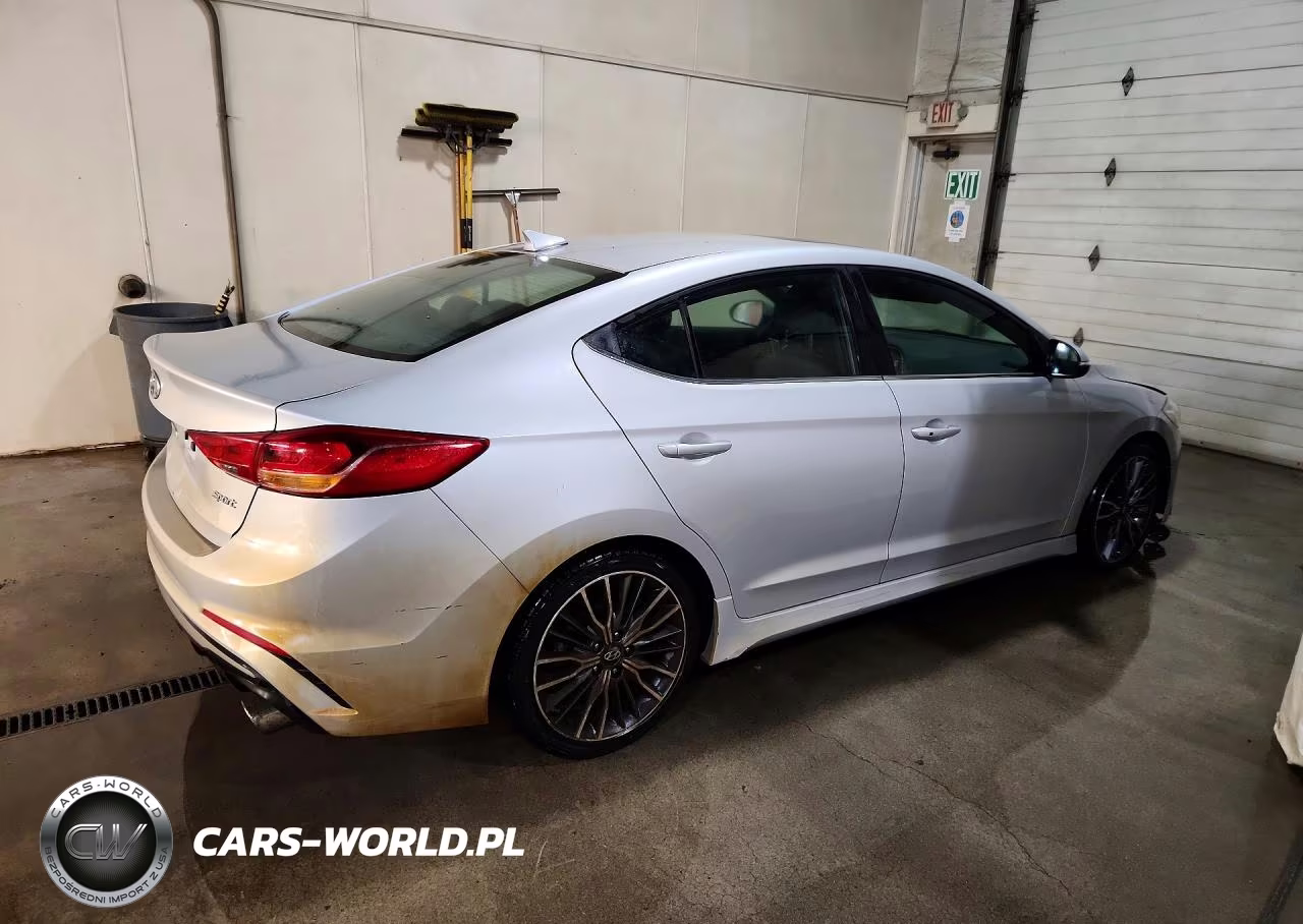 2018 Hyundai Elantra Sport VIN:KMHD04LB9JU522251 - 3