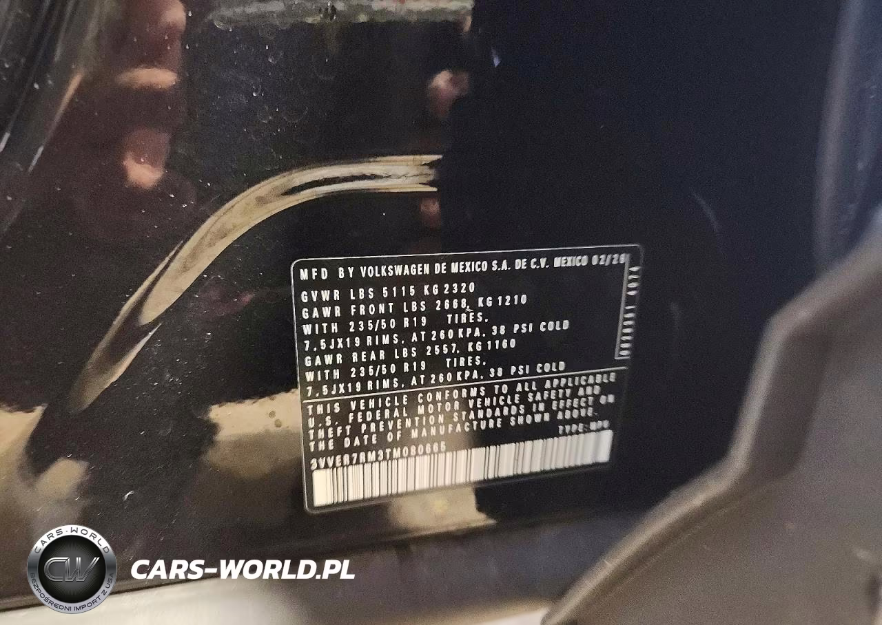 2026 Volkswagen Tiguan Se VIN:3VVER7RM3TM080665 - 13