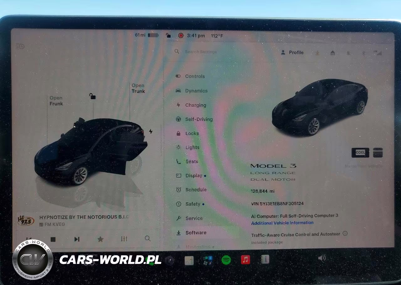 2022 Tesla Model 3 VIN:5YJ3E1EB8NF305124 - 9
