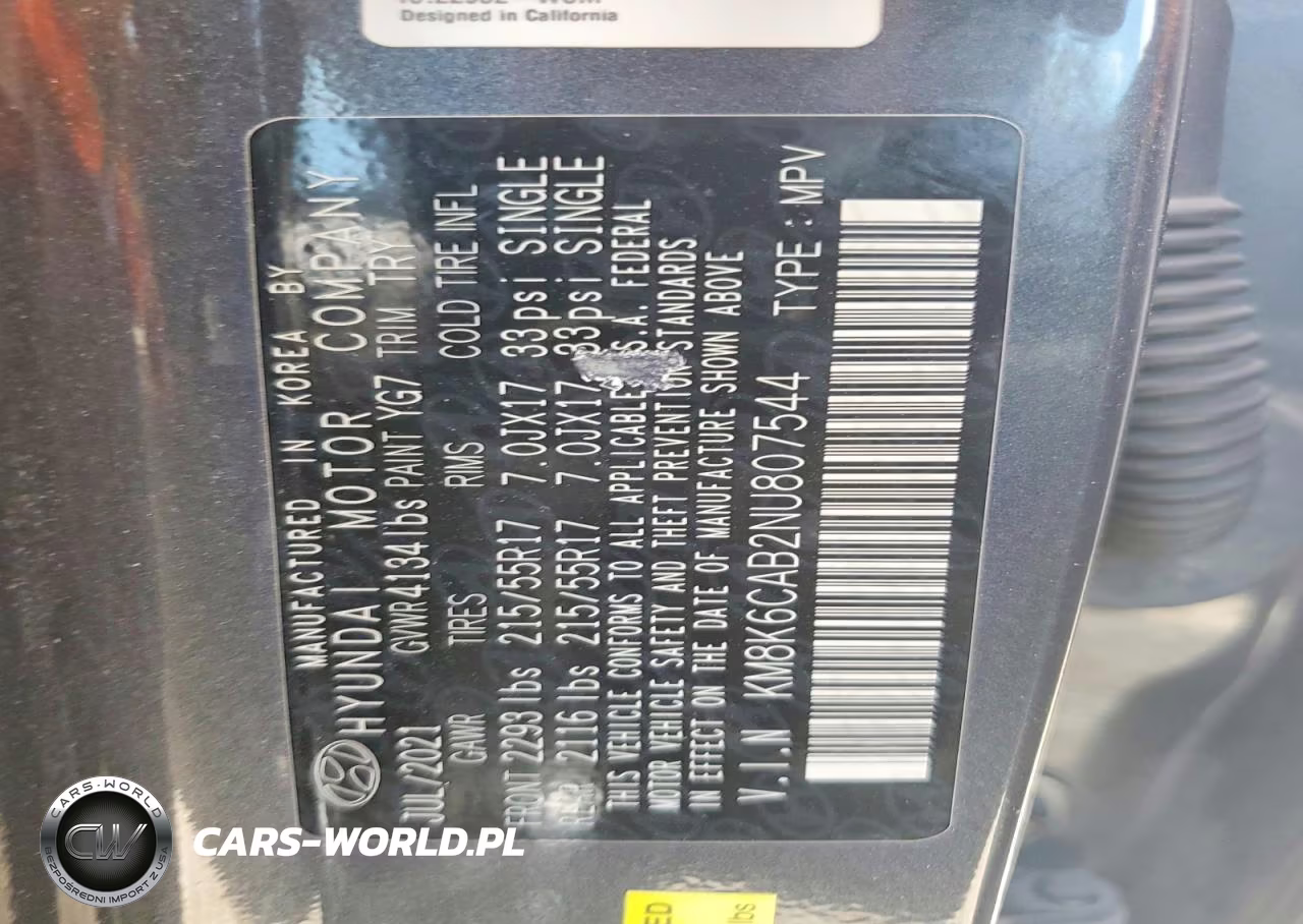 2022 Hyundai Kona Sel VIN:KM8K6CAB2NU807544 - 12