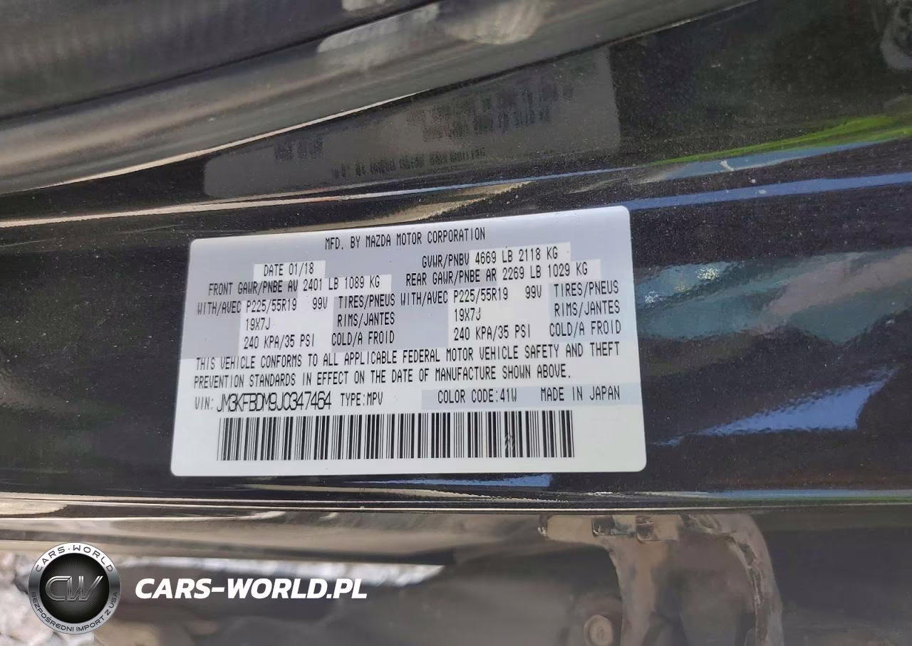 2018 Mazda Cx-5 Grand Touring VIN:JM3KFBDM9J0347464 - 12