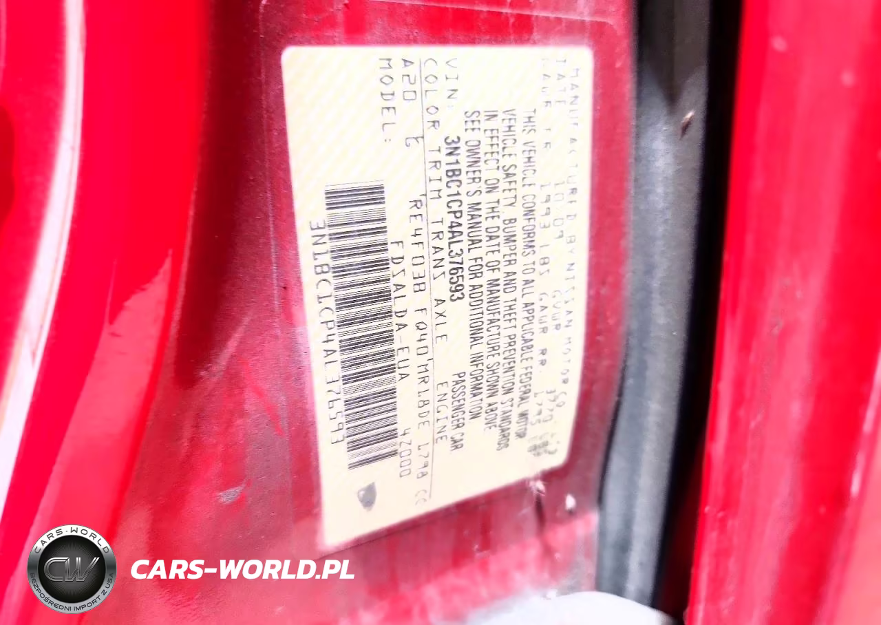 2010 Nissan Versa 1.8 S VIN:3N1BC1CP4AL376593 - 12
