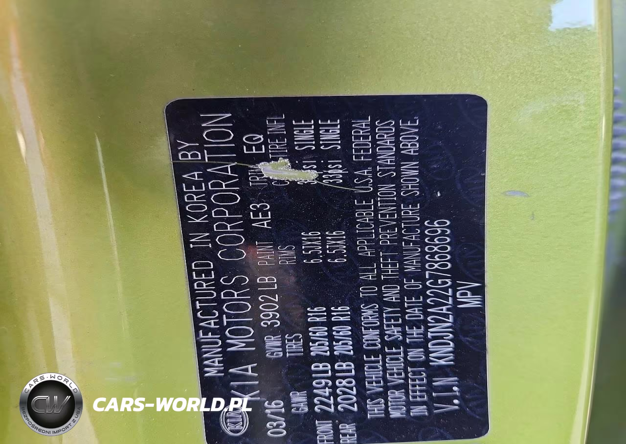 2016 Kia Soul Base VIN:KNDJN2A22G7868696 - 12