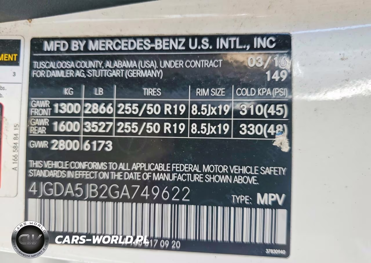 2016 Mercedes-Benz Gle 350 VIN:4JGDA5JB2GA749622 - 12