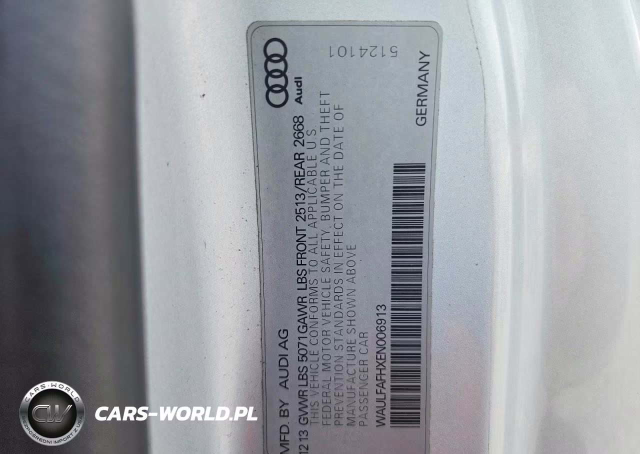 2014 Audi A5 Premium Plus VIN:WAULFAFHXEN006913 - 12