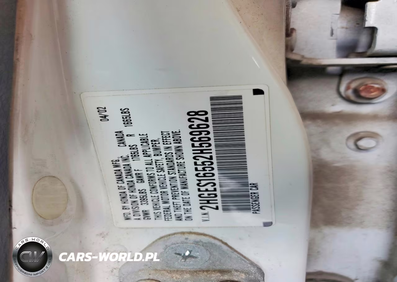 2002 Honda Civic Lx VIN:2HGES16552H569628 - 12