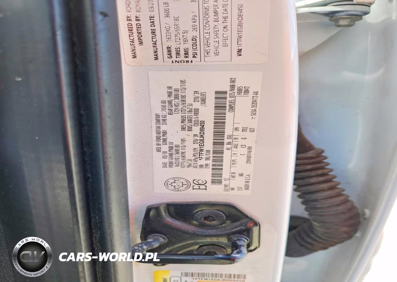 2018 Ford F150 Supercrew VIN:1FTFW1EG8JKD89450 - 12