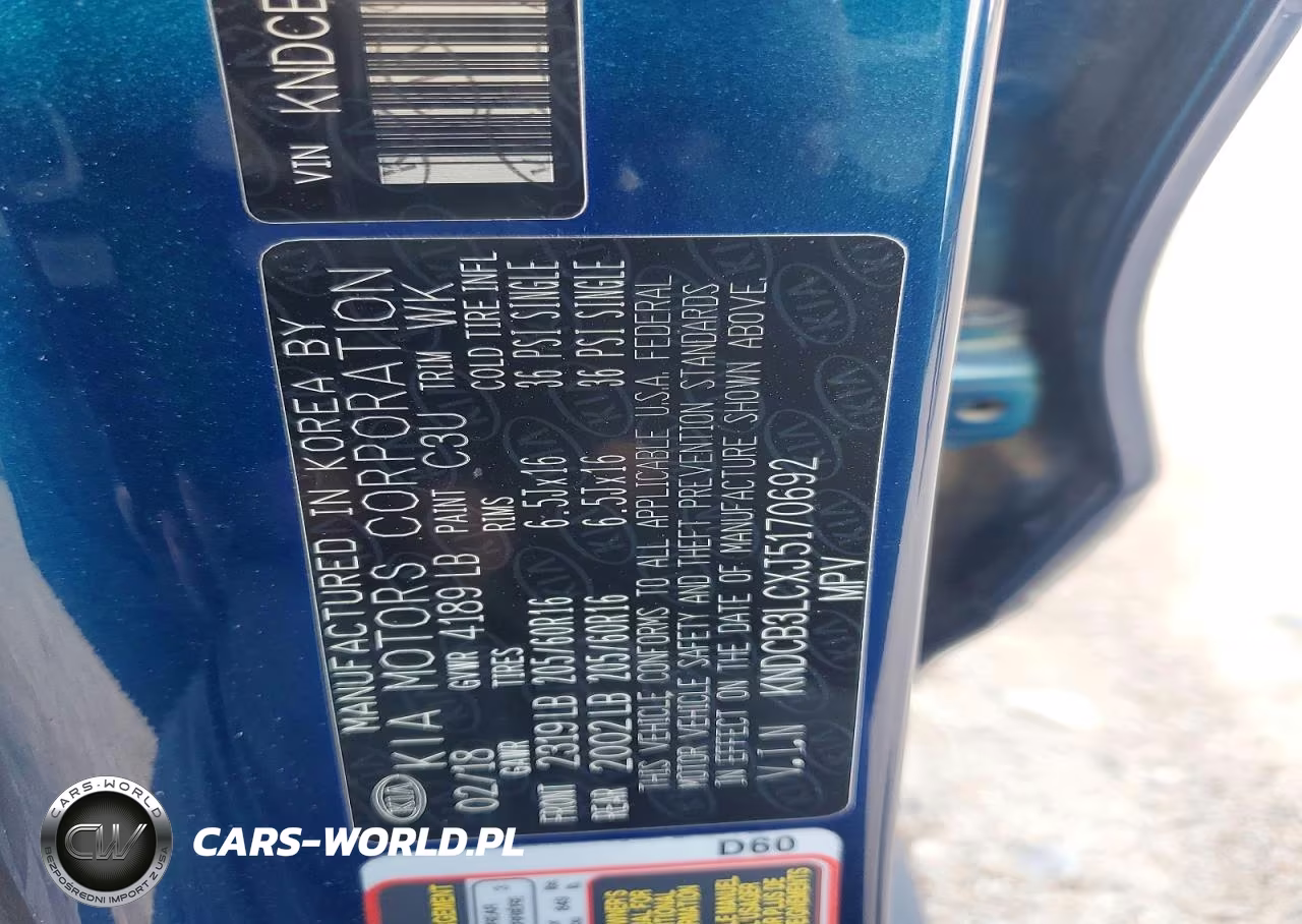 2018 Kia Niro Lx VIN:KNDCB3LCXJ5170692 - 12