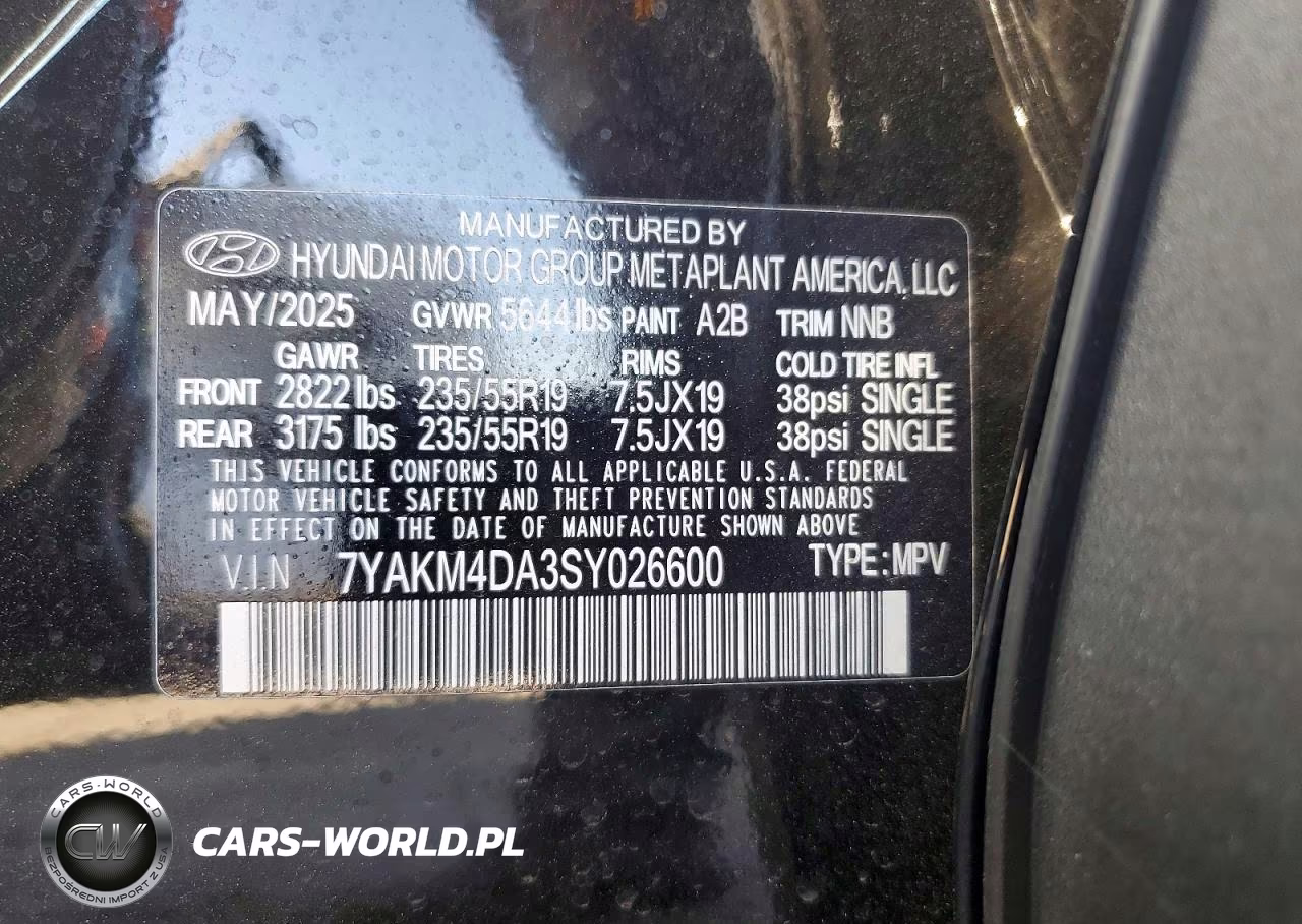 2025 Hyundai Ioniq 5 Se VIN:7YAKM4DA3SY026600 - 12