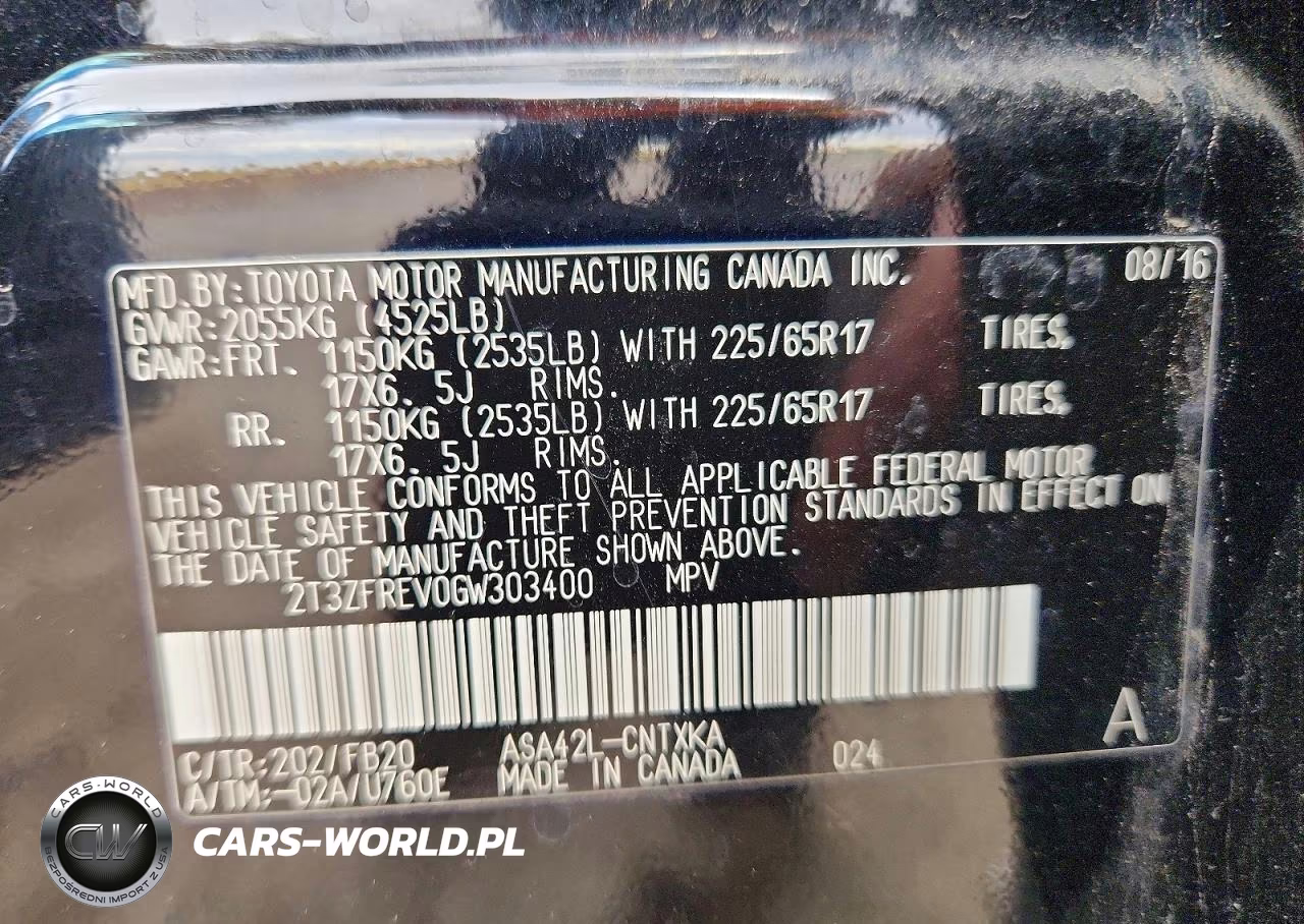 2016 Toyota Rav4 Le VIN:2T3ZFREV0GW303400 - 13
