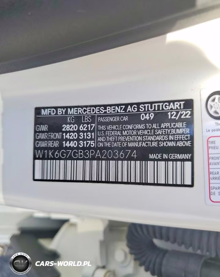 2023 Mercedes-Benz S 580 4Matic VIN:W1K6G7GB3PA203674 - 12
