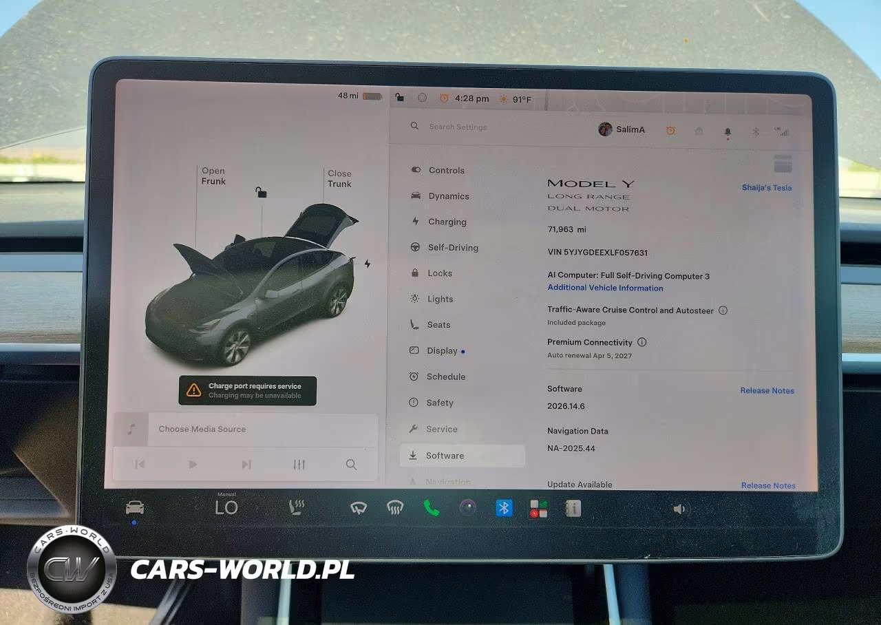 2020 Tesla Model Y VIN:5YJYGDEEXLF057631 - 9