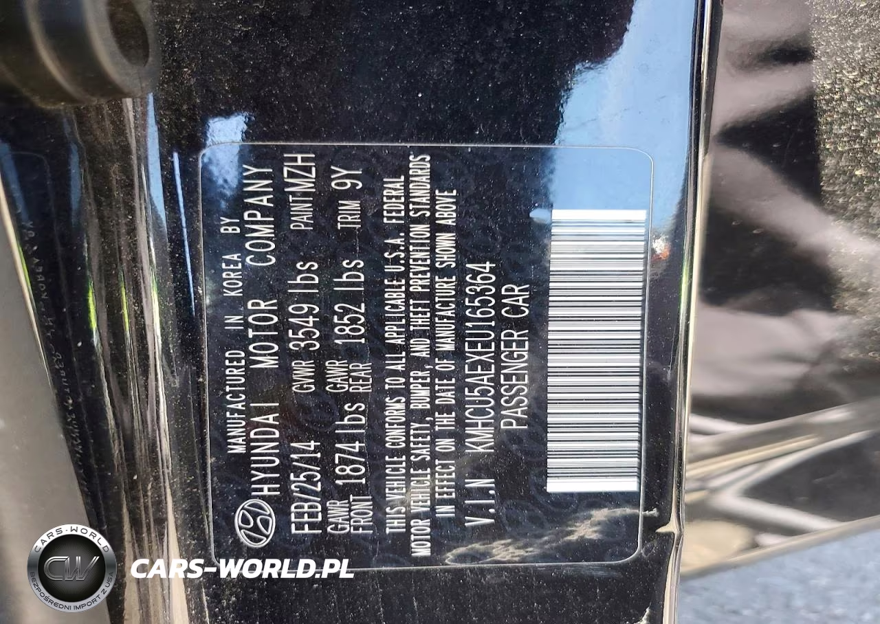 HYUNDAI ACCENT GLS VIN:KMHCU5AEXEU165364 - 12