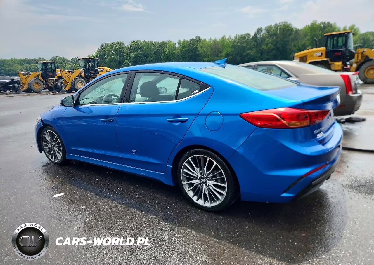 2017 Hyundai Elantra Sport VIN:KMHD04LB2HU366676 - 2