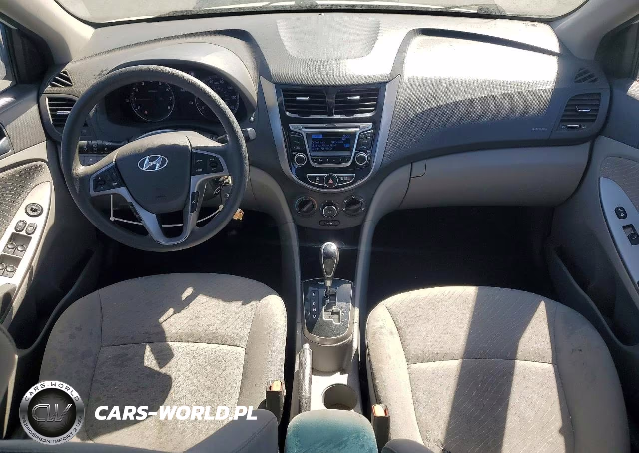2015 Hyundai Accent Gls VIN:KMHCU4AE0FU923966 - 8