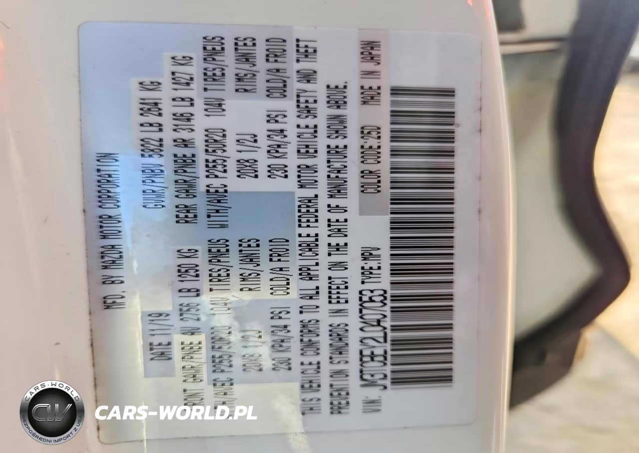 2020 Mazda Cx-9 Signature VIN:JM3TCBEY2L0407053 - 14