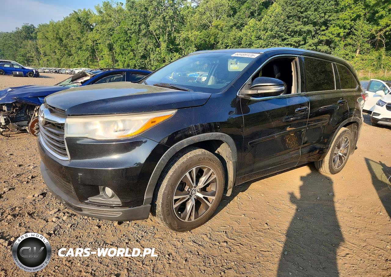 2016 Toyota Highlander Xle – zdjęcie 1 z 12