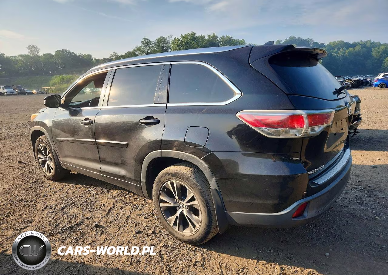 2016 Toyota Highlander Xle VIN:5TDJKRFH5GS290632 - 2