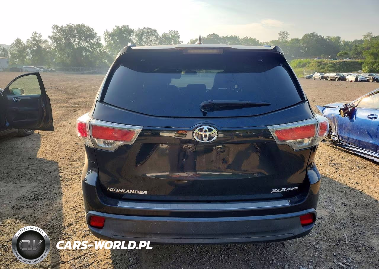 2016 Toyota Highlander Xle VIN:5TDJKRFH5GS290632 - 6