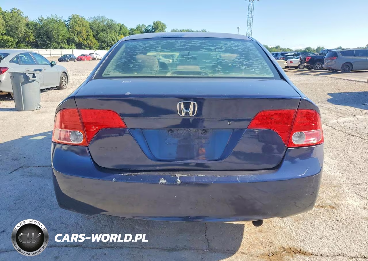 2007 Honda Civic Lx VIN:1HGFA16597L133219 - 6