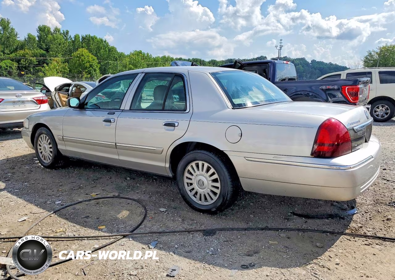 2007 Mercury Grand Marquis Ls VIN:2MEFM75V07X644023 - 2