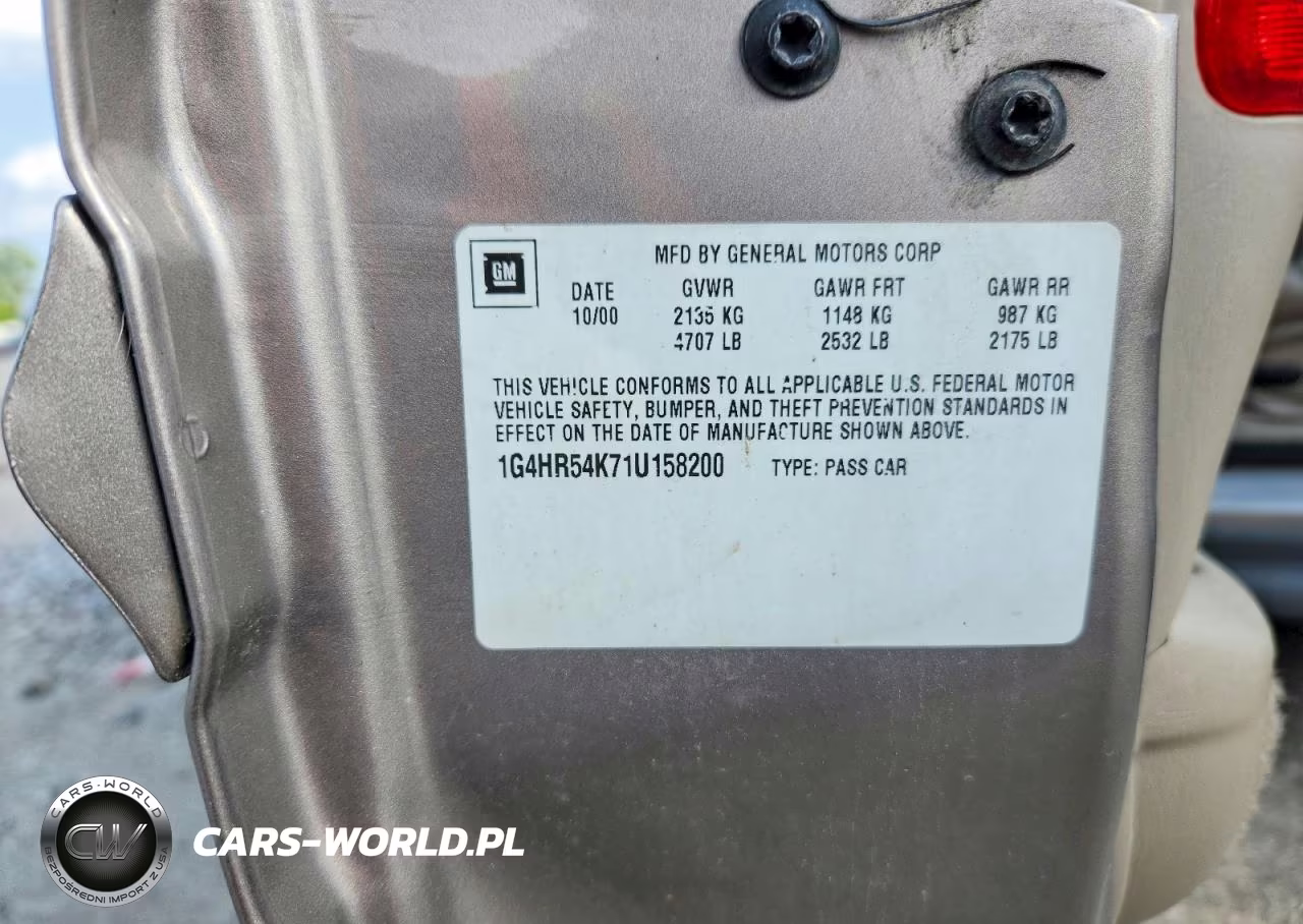 2001 Buick Lesabre Limited VIN:1G4HR54K71U158200 - 12