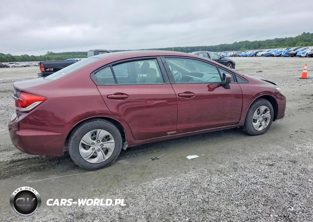 2014 Honda Civic Lx VIN:19XFB2F55EE051723 - 3