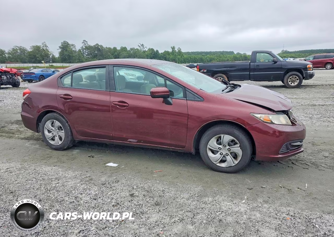2014 Honda Civic Lx VIN:19XFB2F55EE051723 - 4