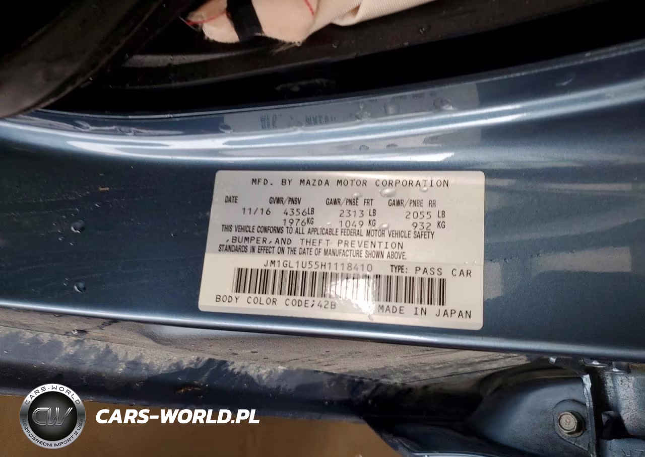 2017 Mazda 6 Sport VIN:JM1GL1U55H1118410 - 12