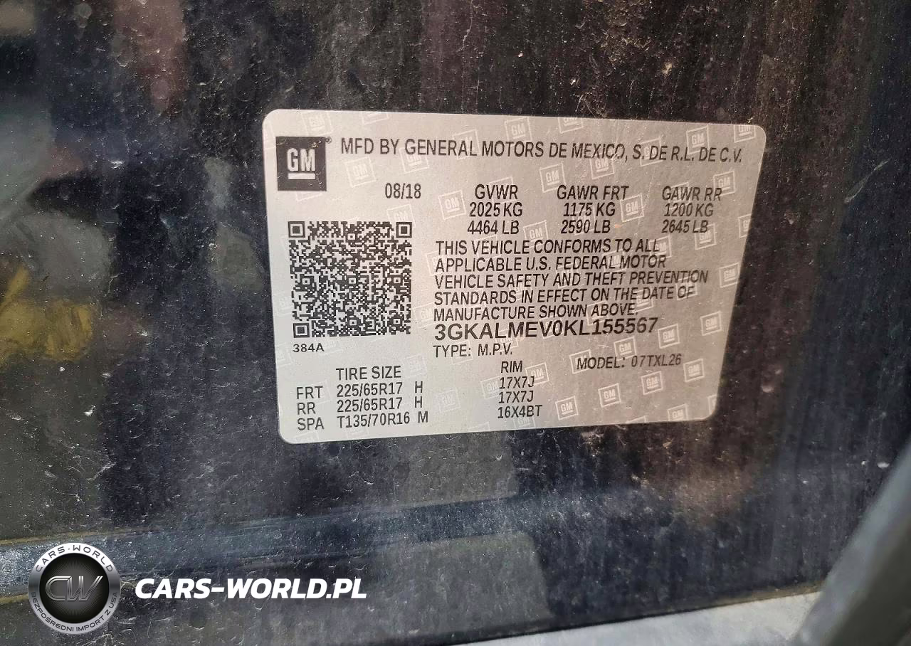 2019 GMC Terrain Sle VIN:3GKALMEV0KL155567 - 14