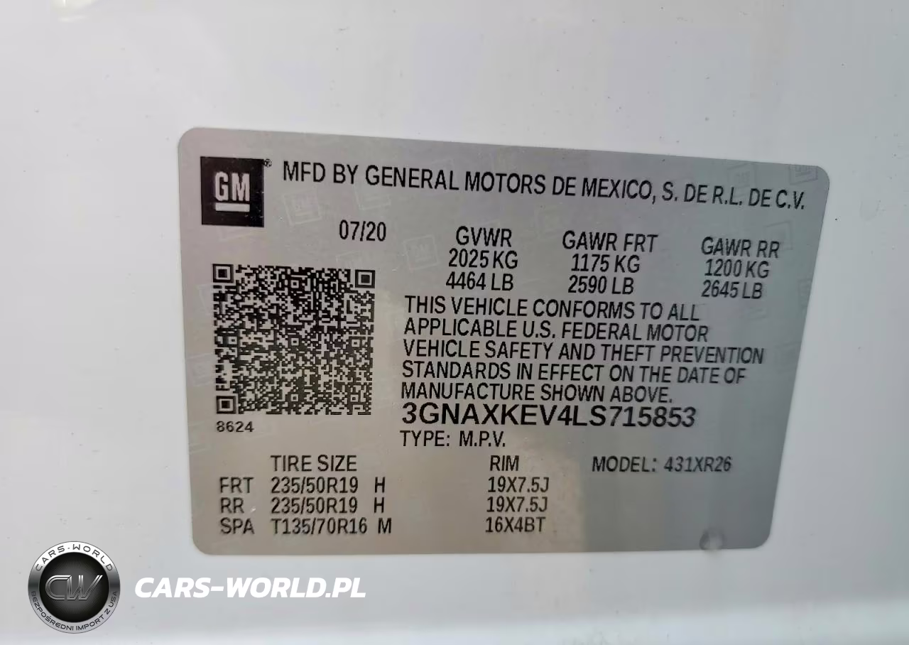 2020 Chevrolet Equinox Lt VIN:3GNAXKEV4LS715853 - 14