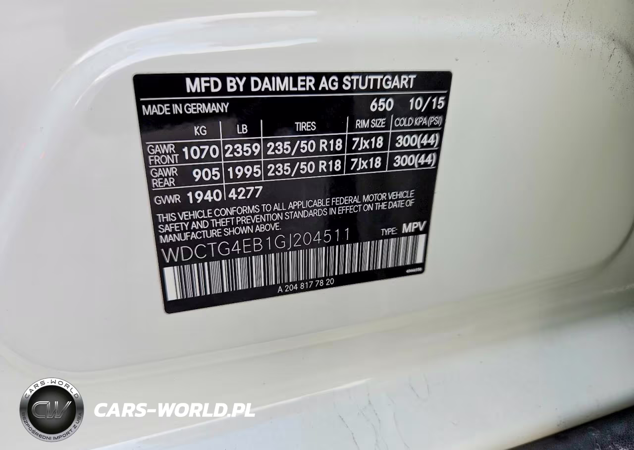 2016 Mercedes-Benz Gla 250 VIN:WDCTG4EB1GJ204511 - 12